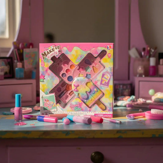 Set De Maquillaje En Estuche Paleta 8 Piezas Candy Toys