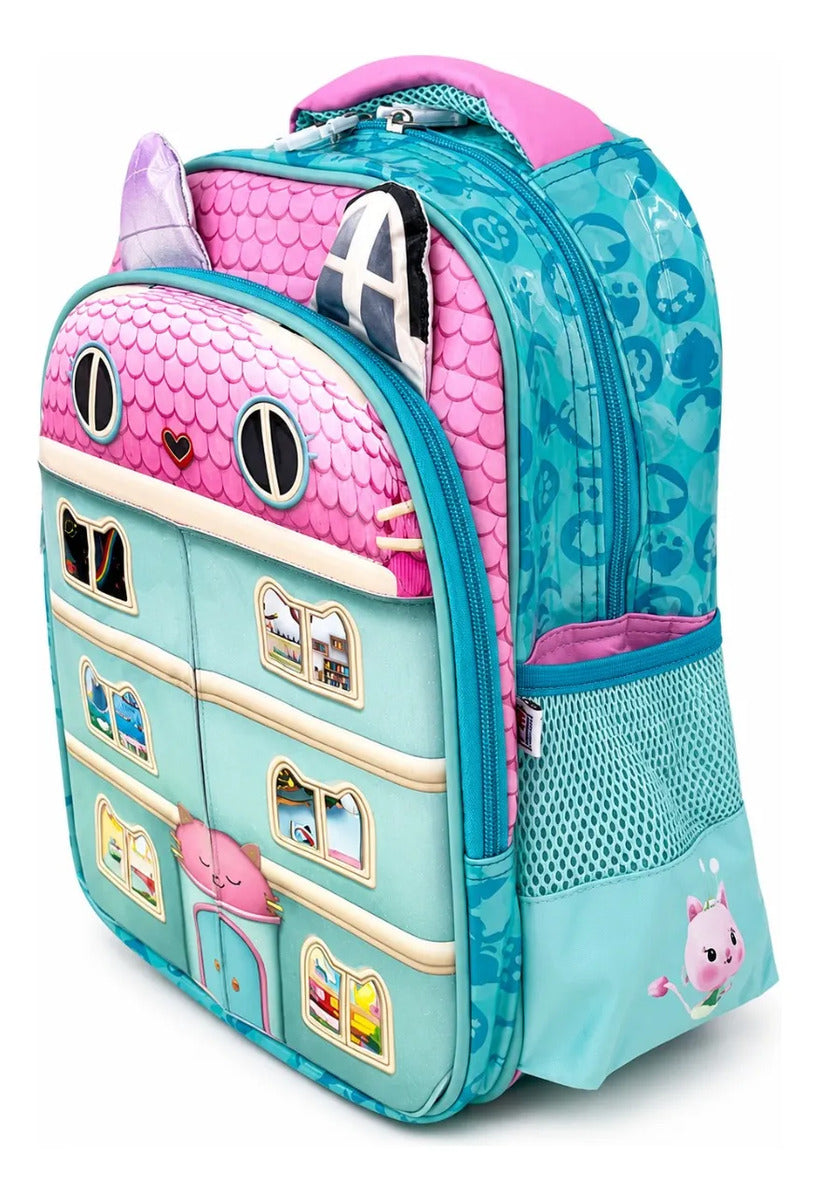 Mochila Escolar Ruz Gabby's Dollhouse Con Puertas Magnéticas