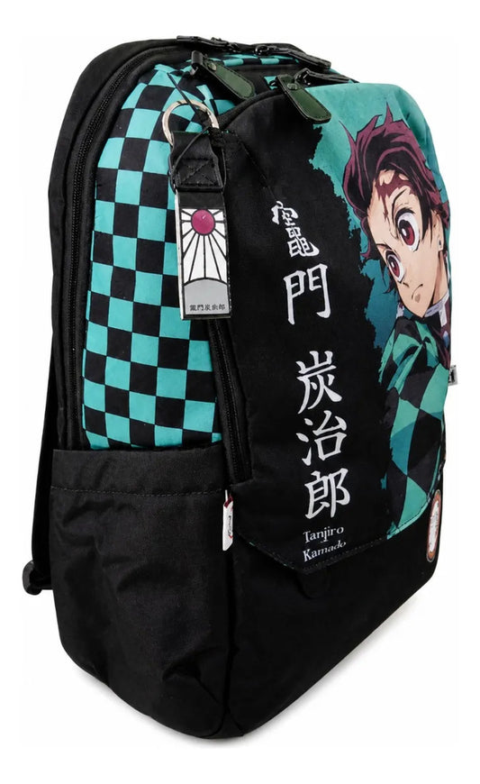 Mochila Juvenil Anime Kimetsu No Yaiba Diseño Tanjiro