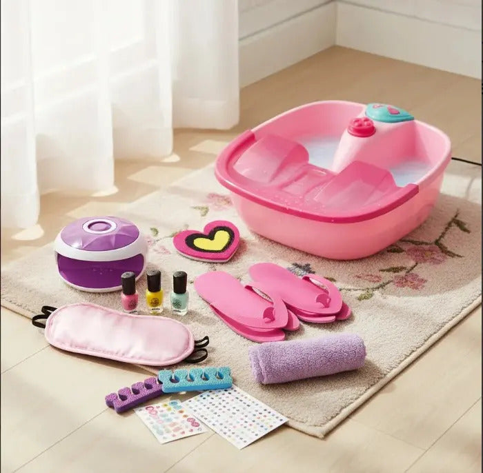 Set Spa De Uñas, Manos Y Pies 14 Piezas Candy Toys