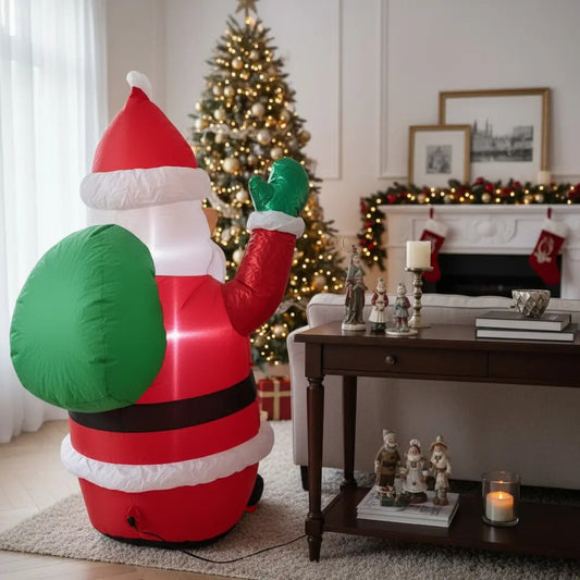Inflable Navideño Santa Claus Marca Lluvia
