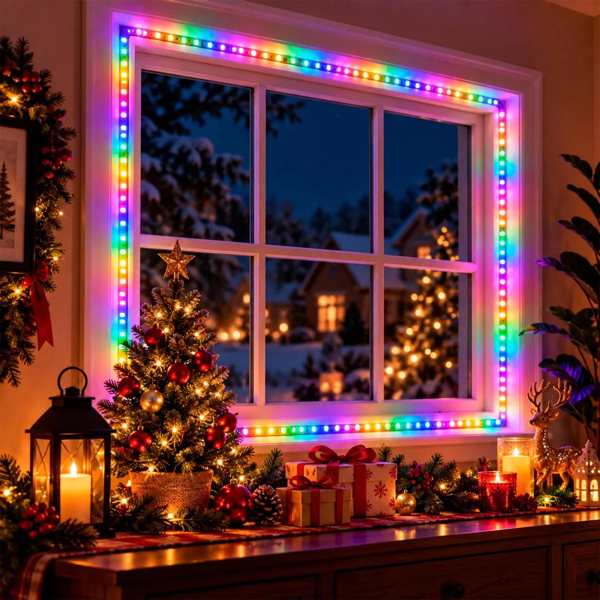 Tira De Luz AP Led Multicolor 10 Metros Efecto Arcoíris