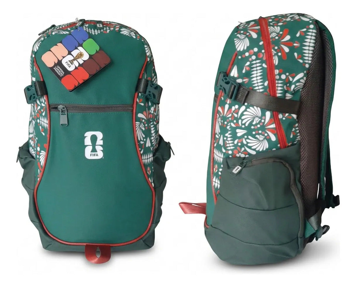 Mochila Ruz X Fifa Verde Edición Mundial Inspirada En México