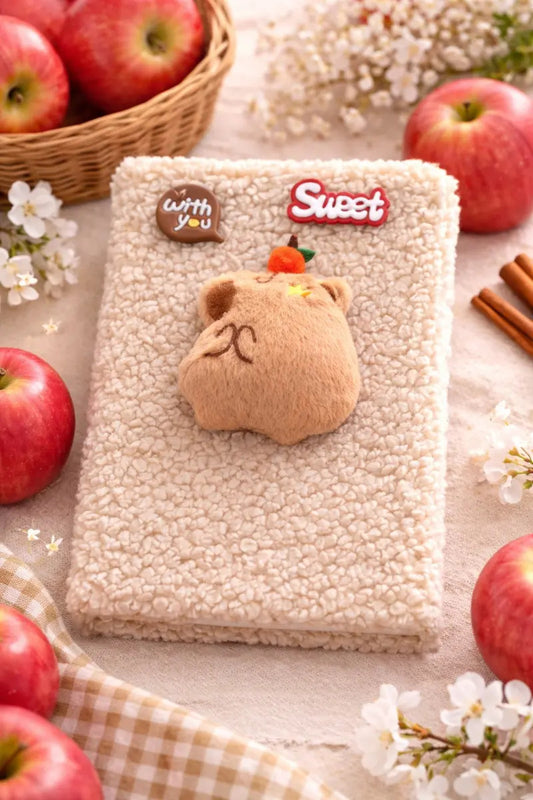 Libreta Suave Afelpada Capibara Tamaño Francés Surimax