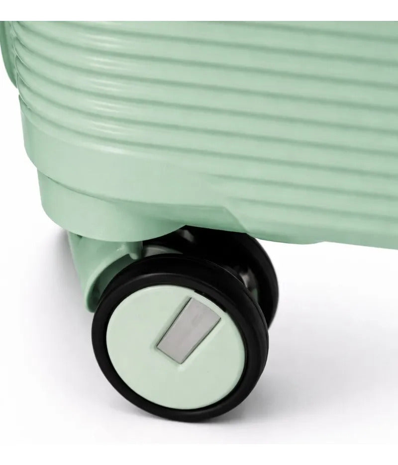 Juego De 3 Maletas Lluvia Color Verde Diseño Elegante
