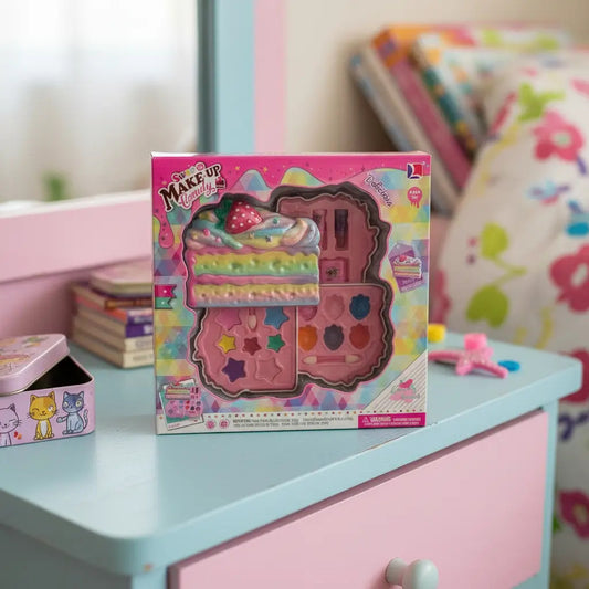 Set De Maquillaje En Estuche Rebanada De Pastel Candy Toys