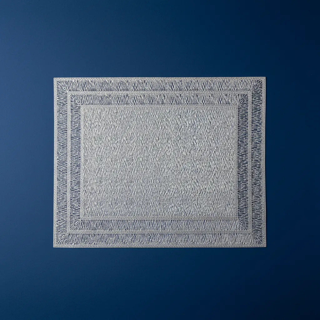 Mantel Individual Craquelado Para Mesa 6 Piezas 3 Colores