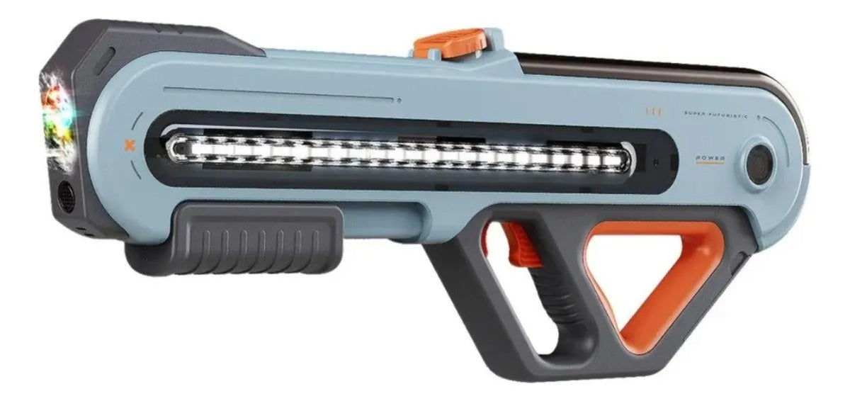 Pistola De Agua W12 Eléctrica Con Luz Doble Capacidad