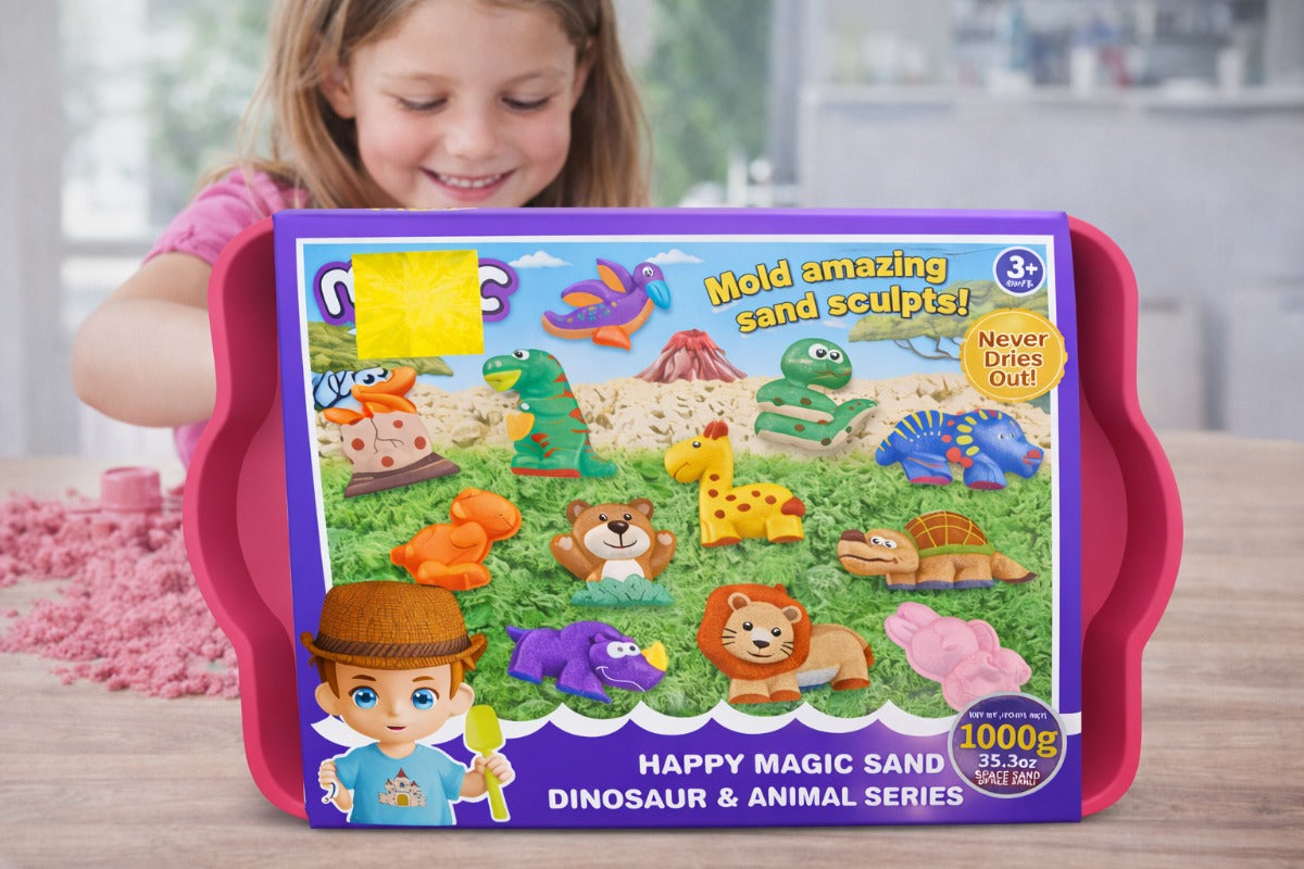 Arena Mágica Candy Toys Dinosaurios Y Animales Con Moldes