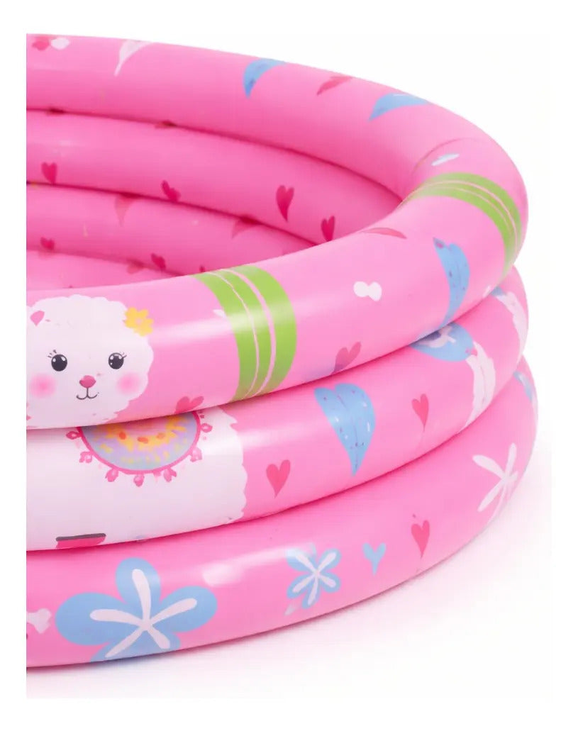 Alberca Inflable Infantil 100x30cm 148l 2 Colores Yamas