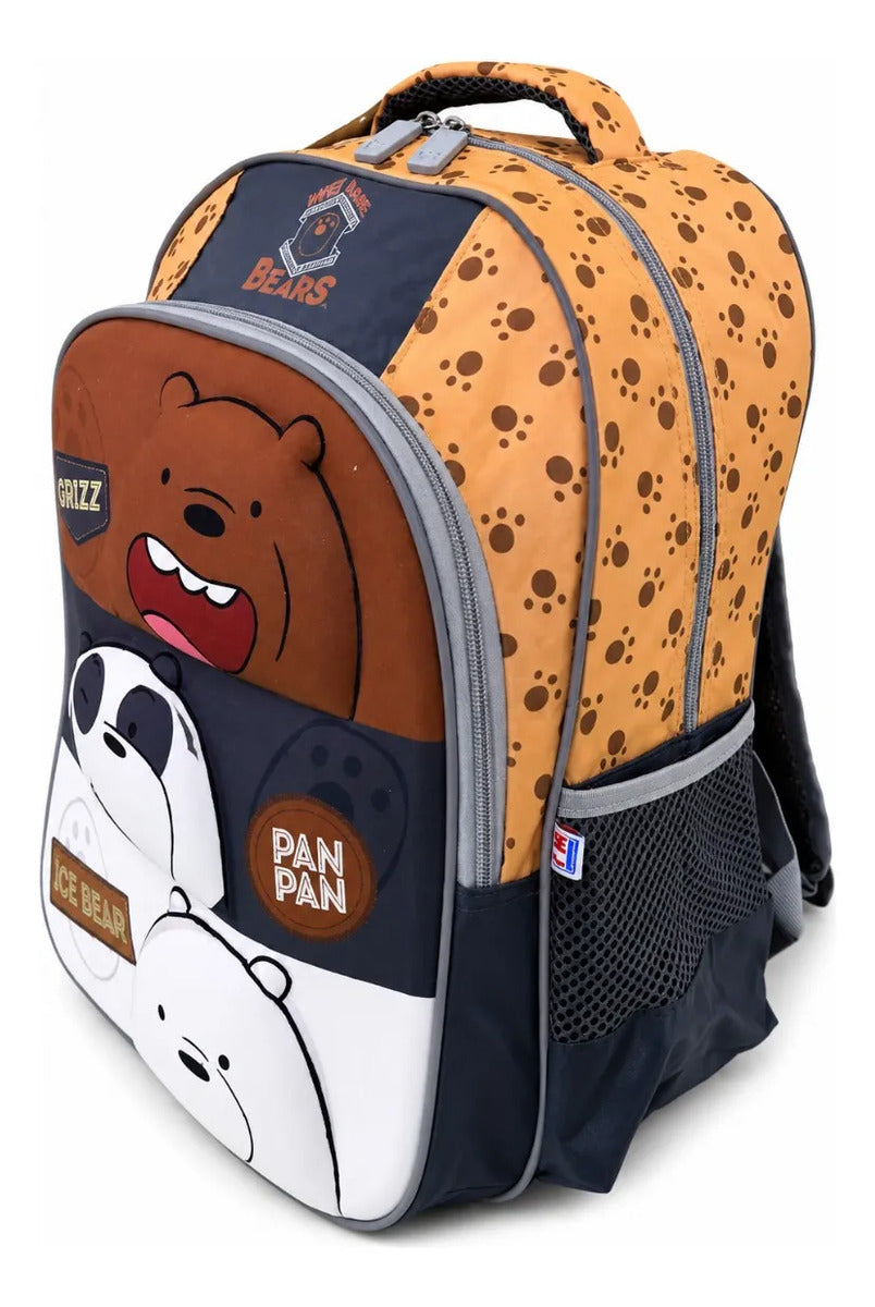 Mochila Escolar Fotorama Osos Escandalosos Semi Impermeable