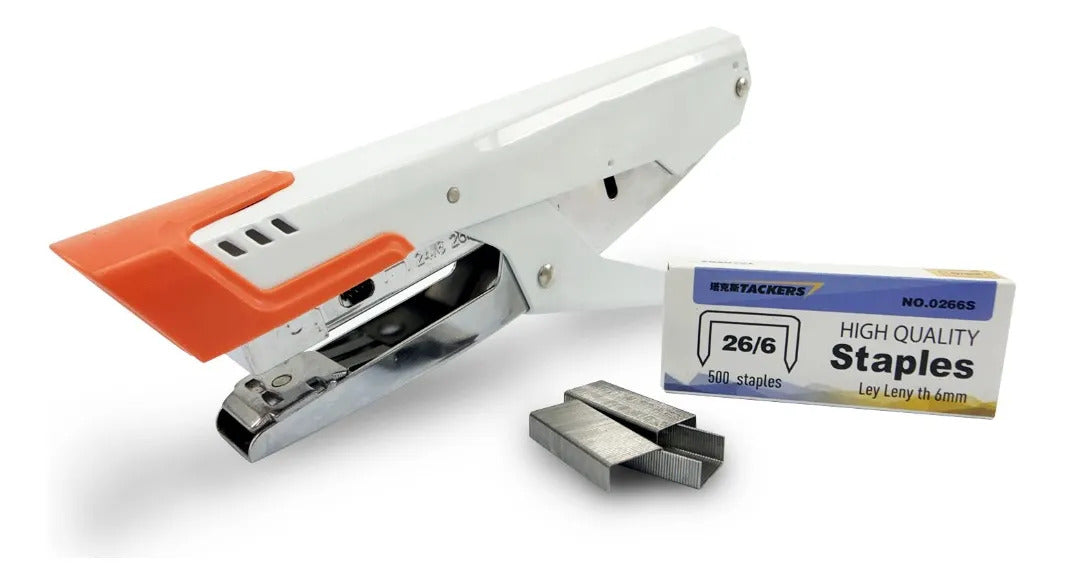 Engrapadora Manual Tipo Pinza Compatible Con Grapas 24/6