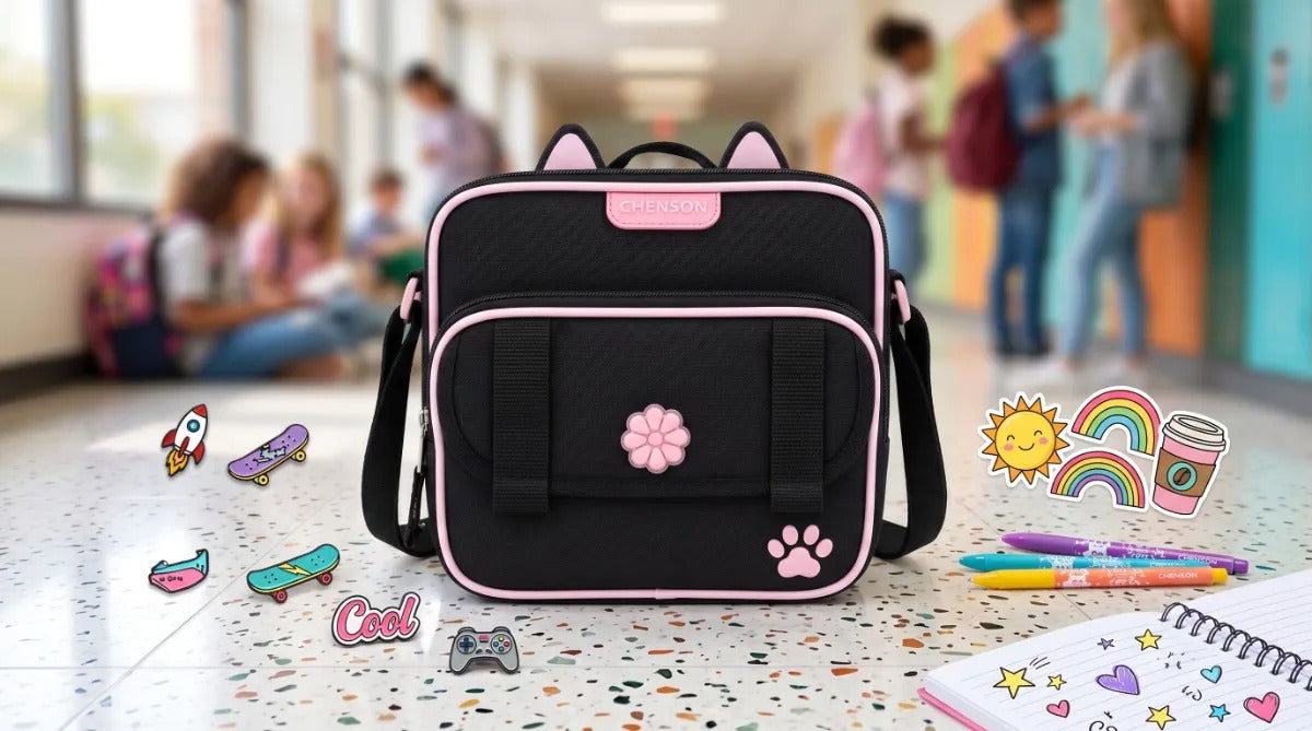 Lonchera  Térmica Escolar Chenson Diseño Orejitas De Gato