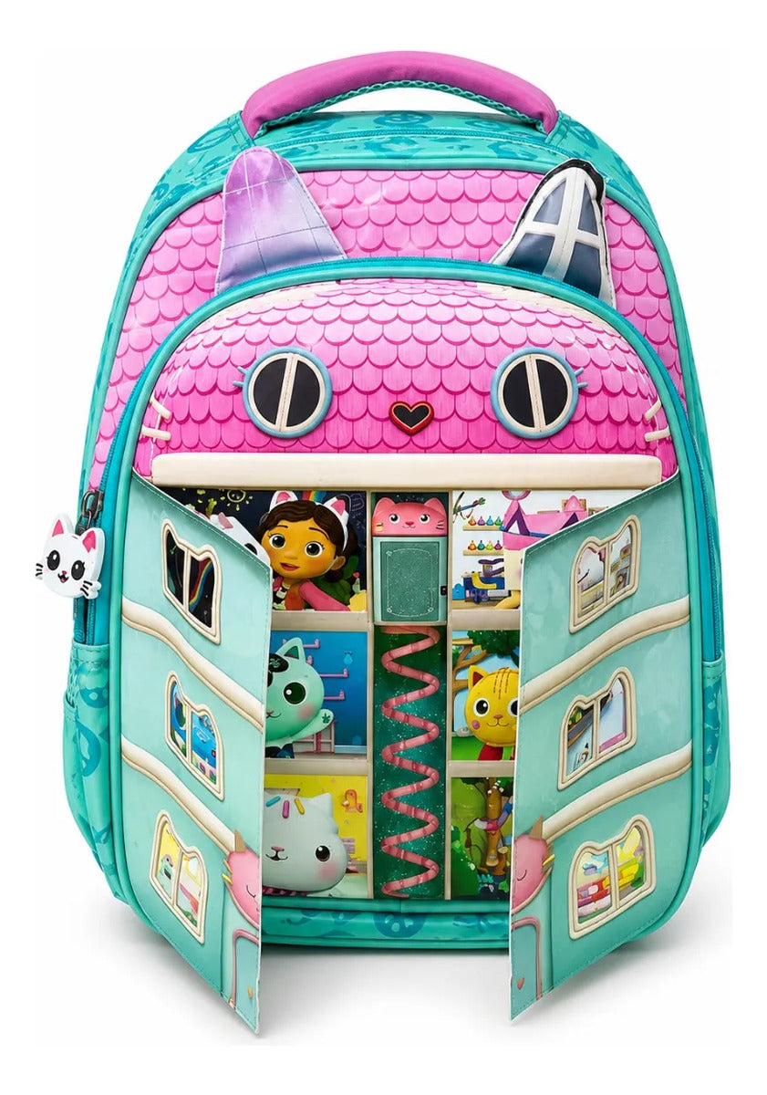 Mochila Escolar Ruz Gabby's Dollhouse Con Puertas Magnéticas
