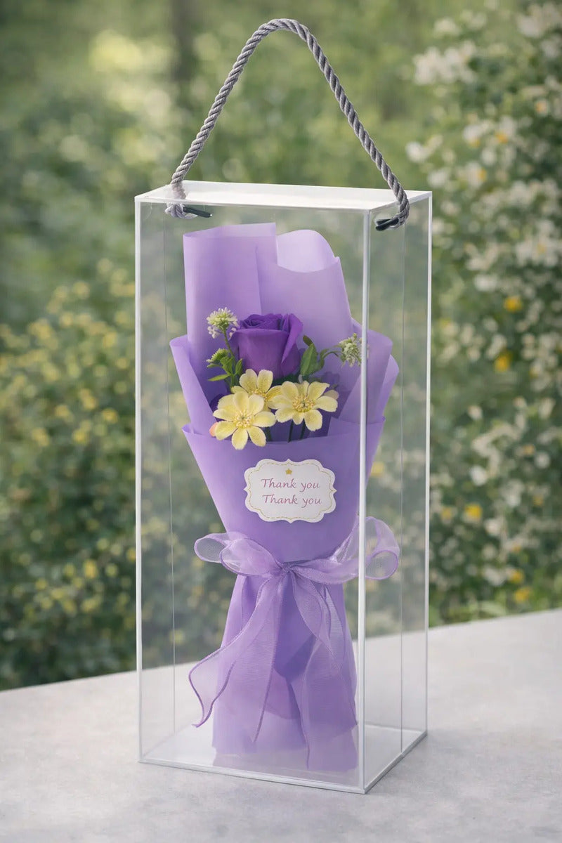 Detalle Romantico Con Flores Infinitas Lila Surimax