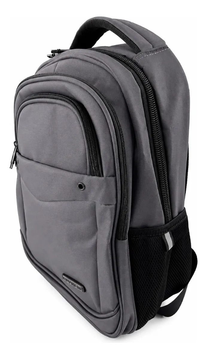 Mochila Ejecutiva Lluvia Gris Oscuro Repelente Al Agua