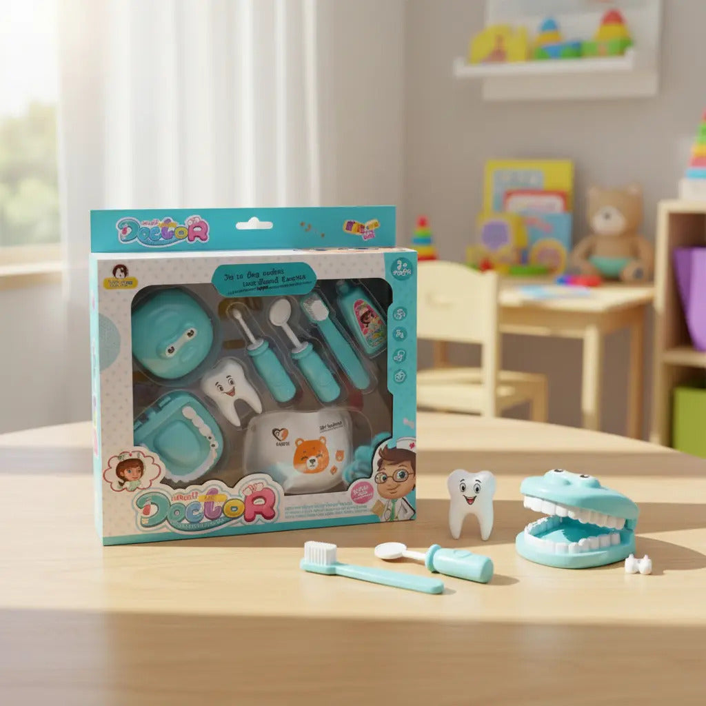 Juego De Dentista Para Niños Candy Toys 7 Piezas