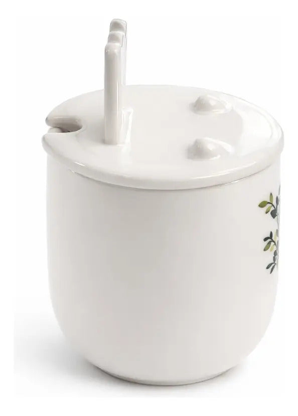 Taza Panda Kawaii Con Tapa Y Agitador Metálico 380ml