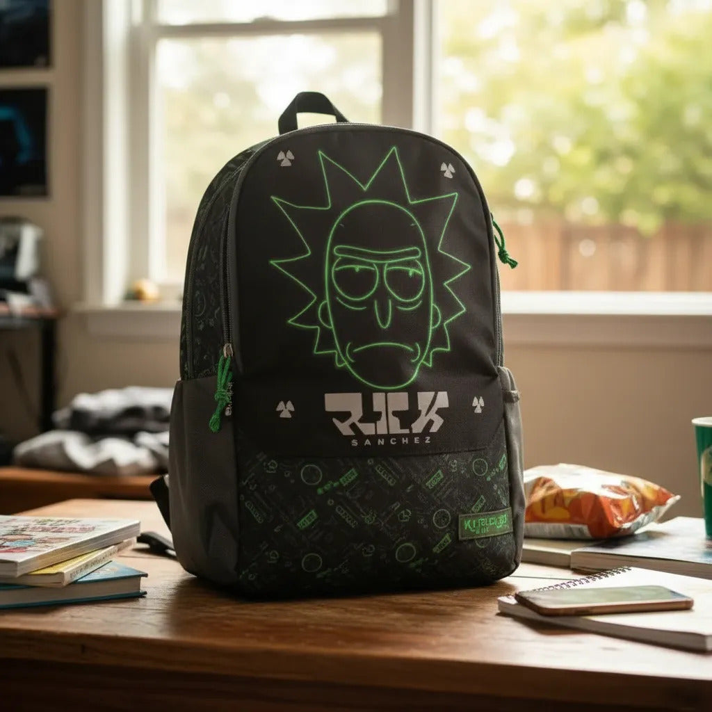 Mochila Juvenil Fotorama Rick And Morty Rick Sanchez Escolar