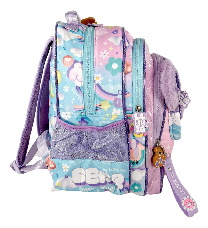 Mochila Marca Lluvia Oso Arcoiris Kinder