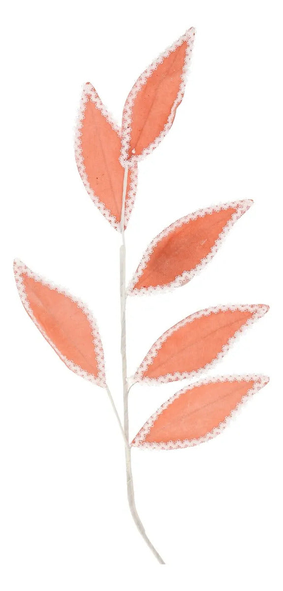 Set Lluvia 5 Varas Rosa Salmón con Encaje 55 cm