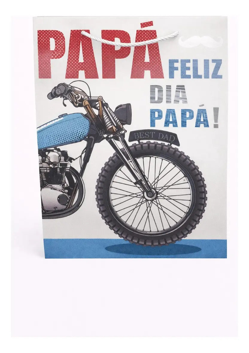 Bolsas De Regalo Una Docena Día Del Padre Autos Y Motos