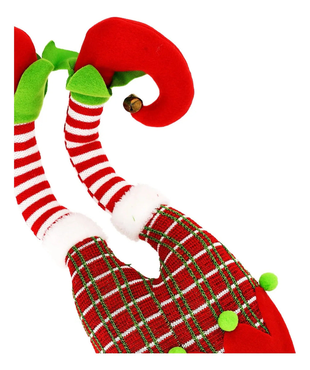 Patas de Duende Navideño Lluvia con Vara 80 cm
