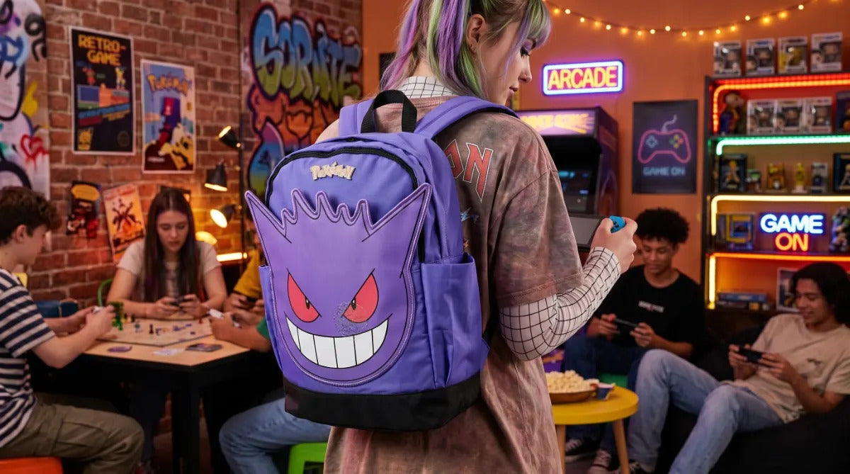 Mochila Escolar Yadatex Pokémon Gengar Gran Capacidad