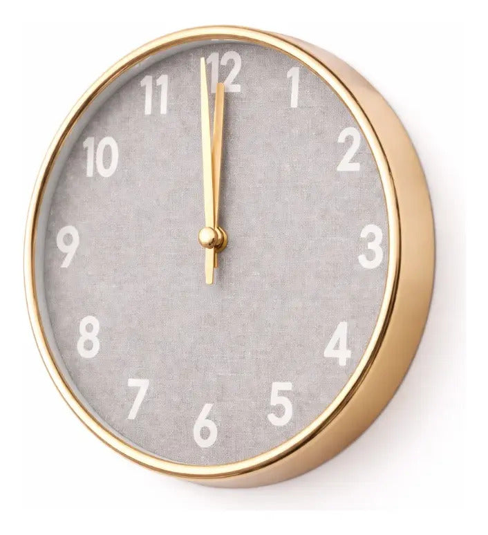 Reloj De Pared 29x4x29 Cm Diseño Elegante Para Hogar Oficina