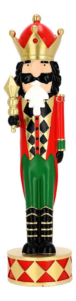 Rey Navideño Lluvia de Resina 45 cm