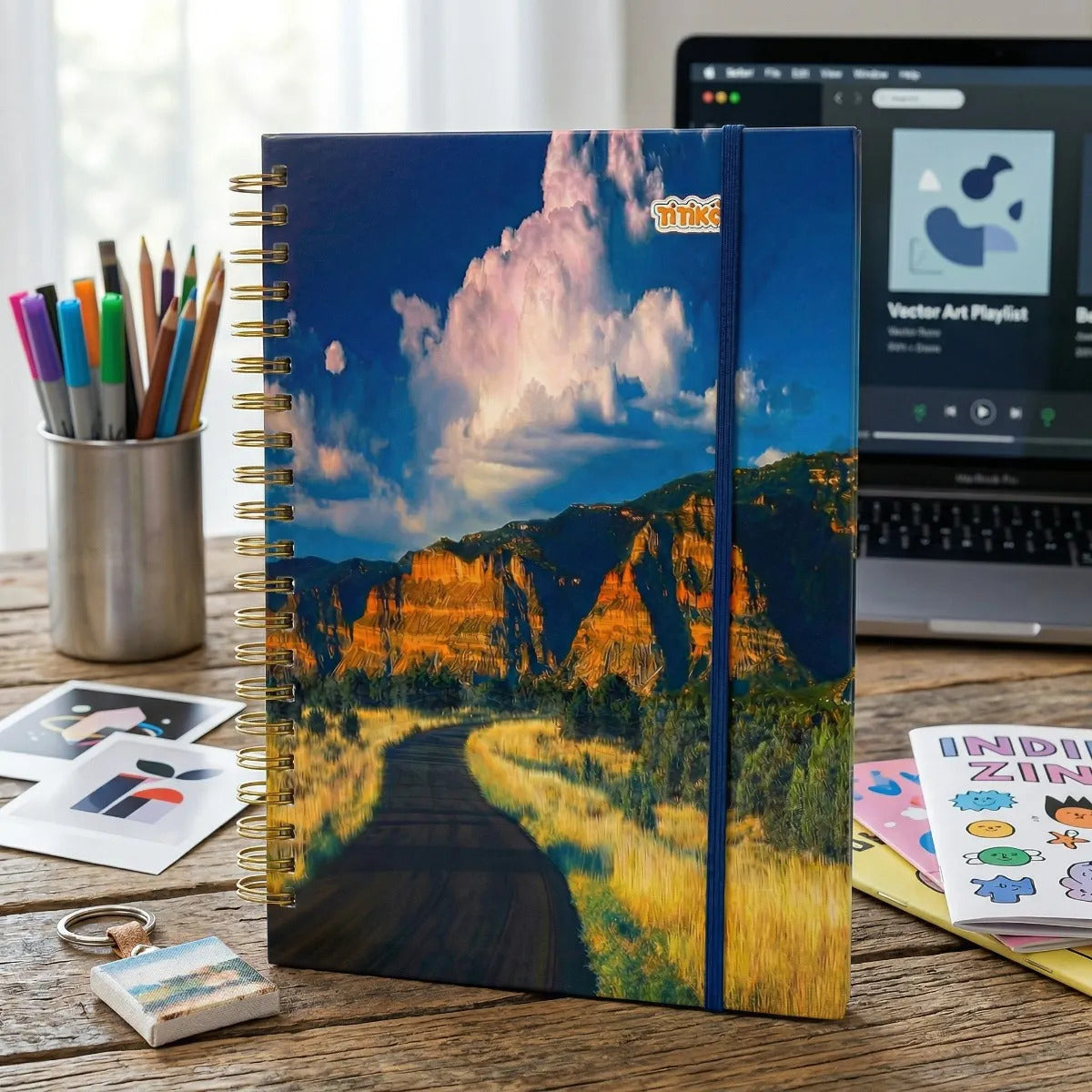 Cuadernos 200 Hojas Cuadro Grande Set 2 Piezastitiko