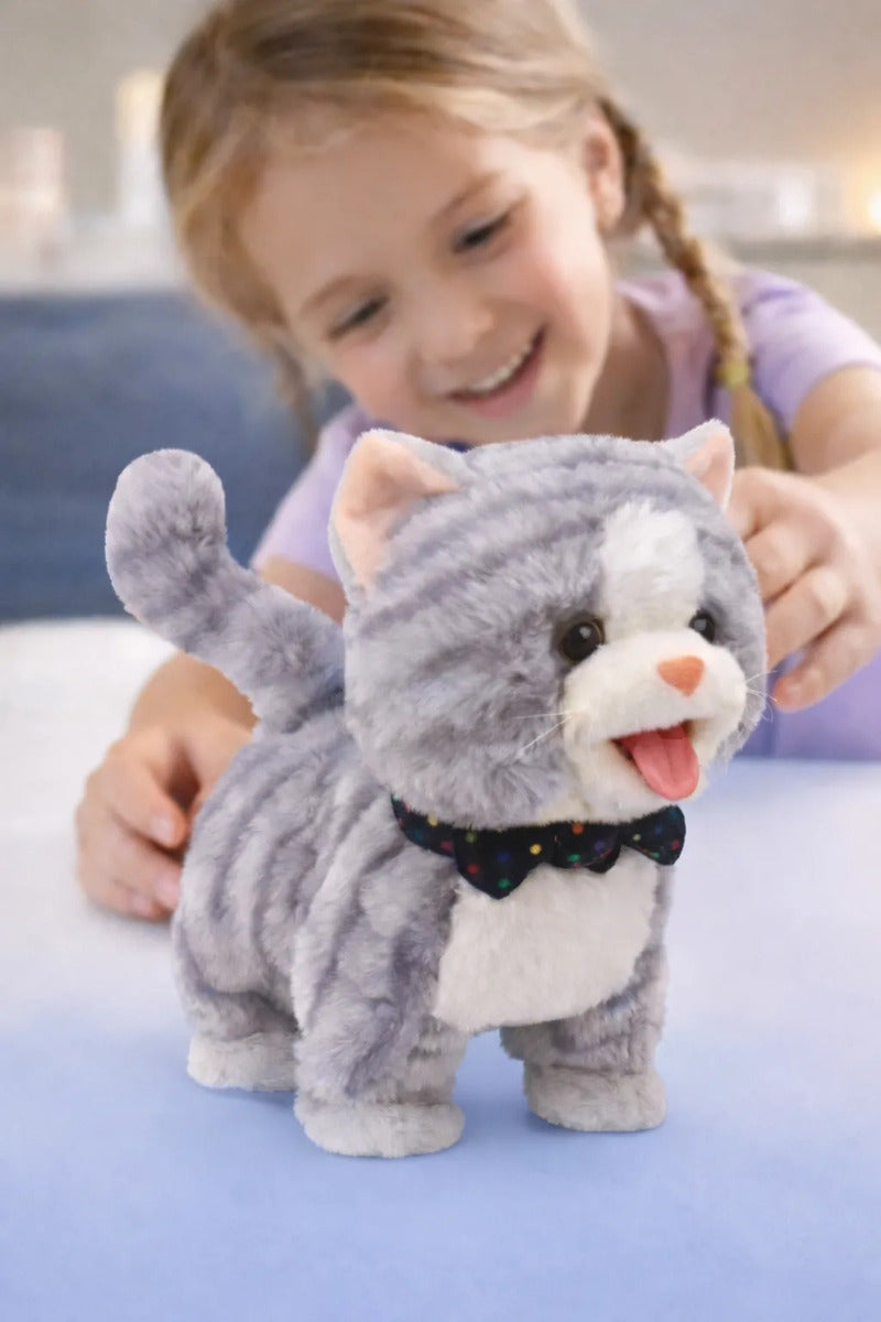 Mascota De Peluche Electrónico Con Movimiento Realista