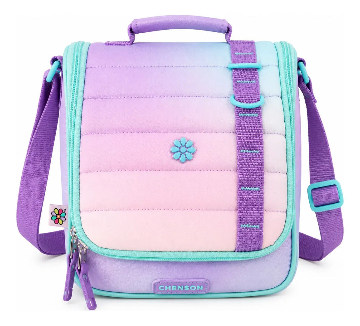 Lonchera Térmica Chenson Degradado Pastel Lila Rosa