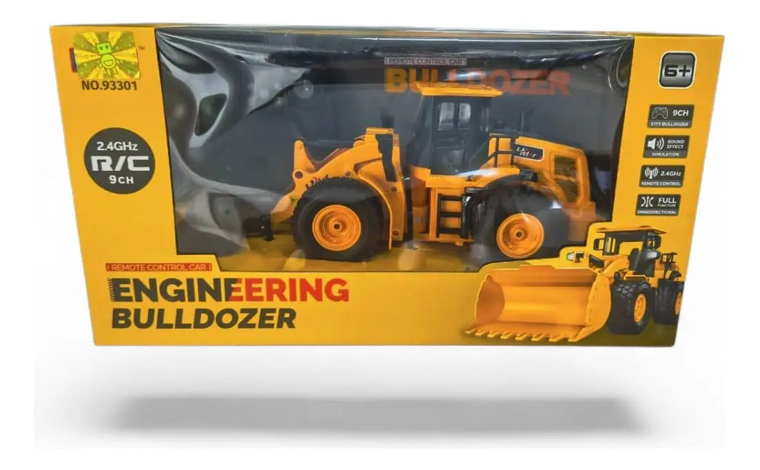 Maquinaria De Construcción Rc Bulldozer Candy Toys 9ch