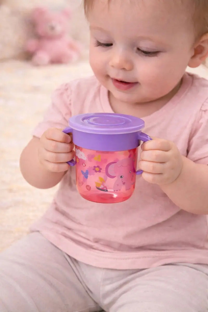 Vaso Antiderrame 250 Ml Entrenador Para Bebé Bpa Free
