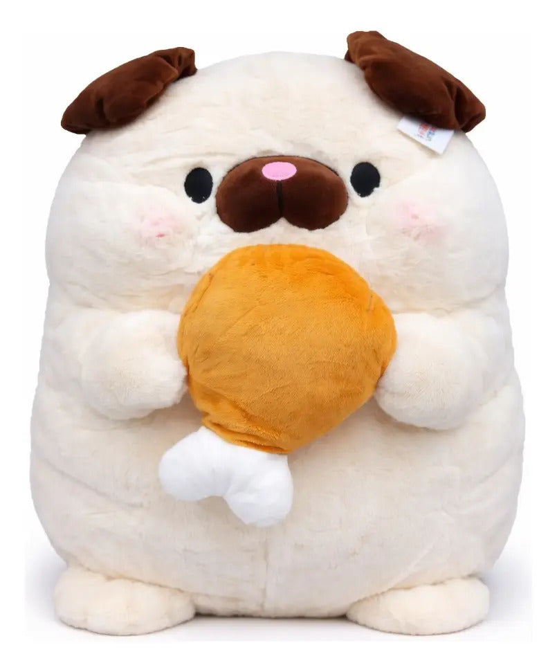 Peluche Perrito Shiba Inu O Pug Grande 45×36×39 Cm Candytoys