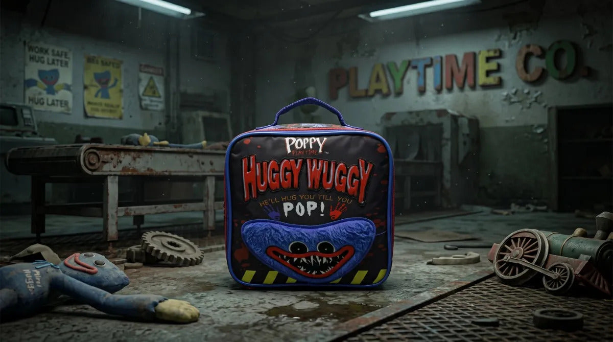 Lonchera Escolar Ruz Huggy Wuggy Poppy Playtime Color Azul
