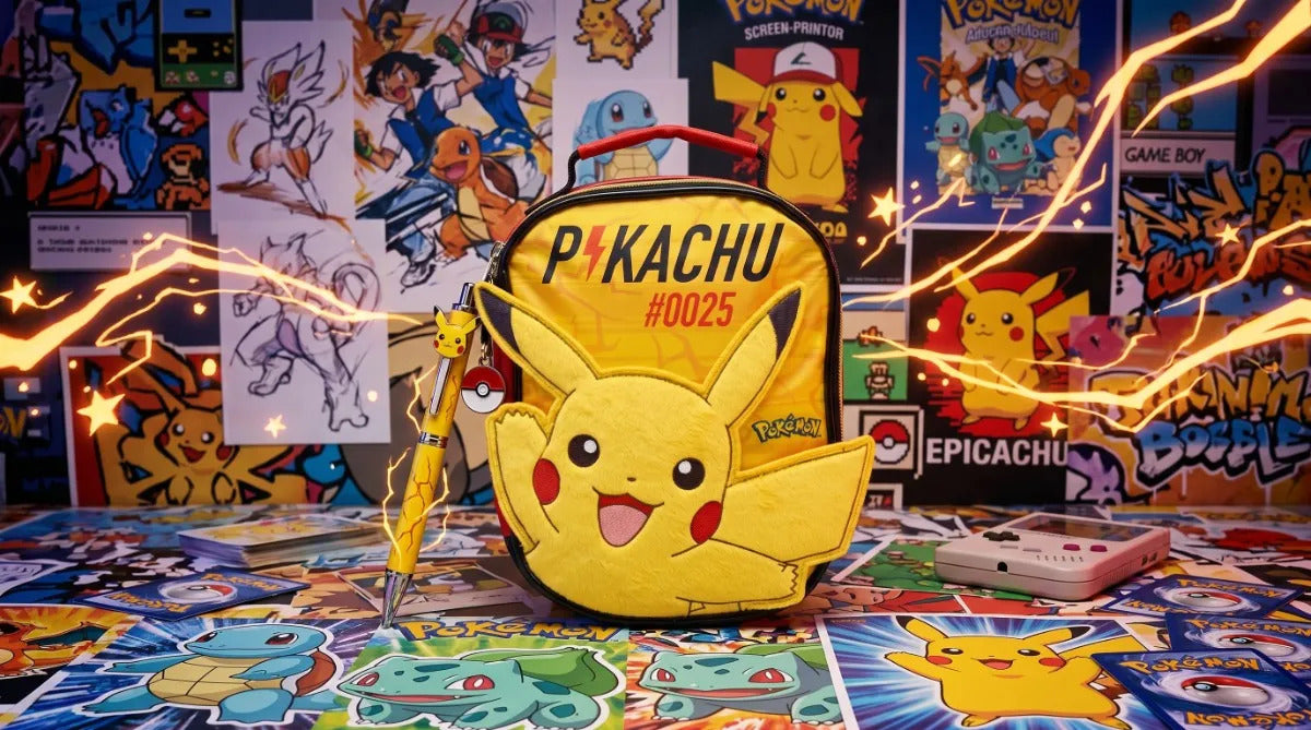 Lapicera Yadatex Pikachu Con Doble Cierre Organizador