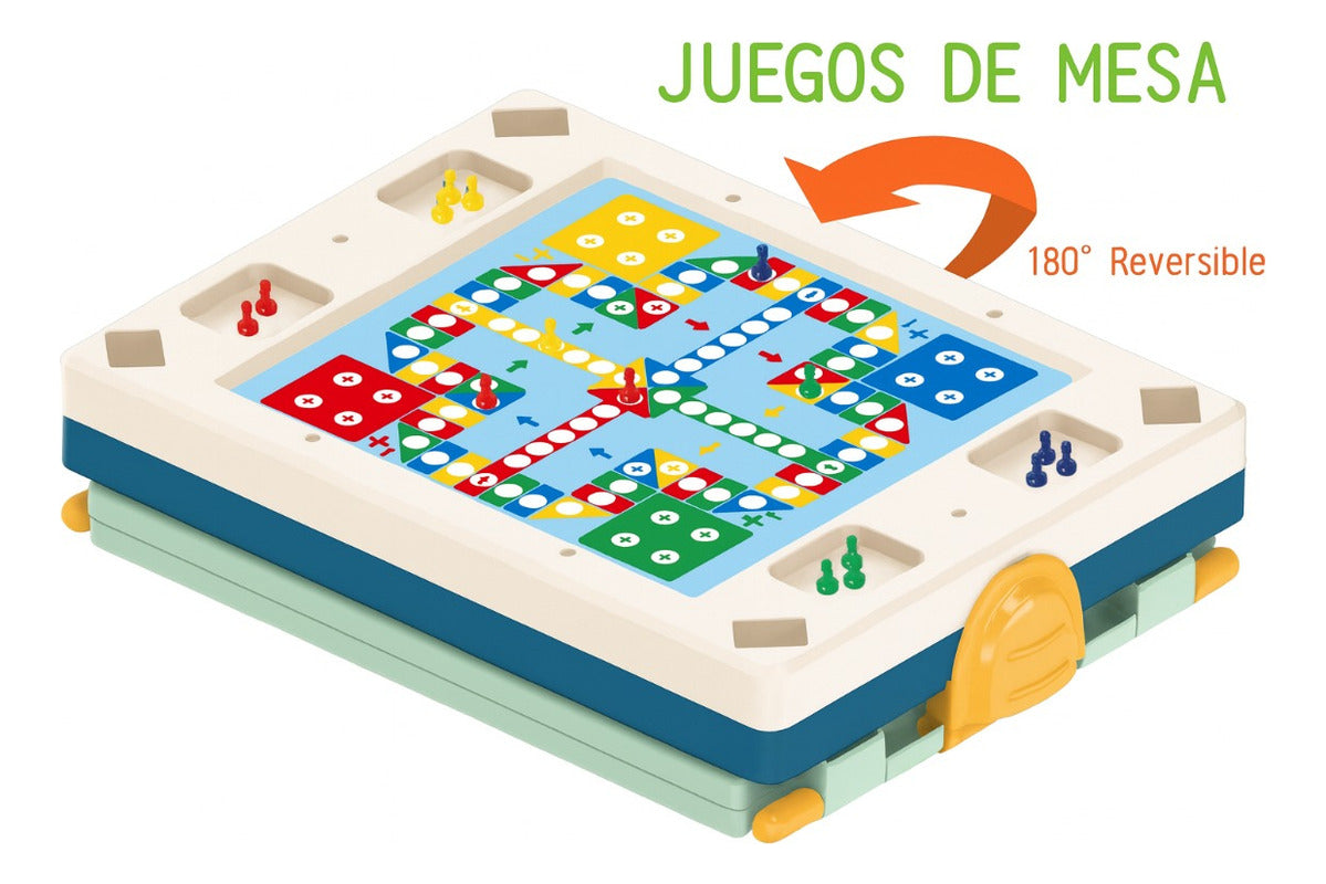 Pizarra Doble Cara Desmontable Y Juegos 31 Piezas Candy Toys