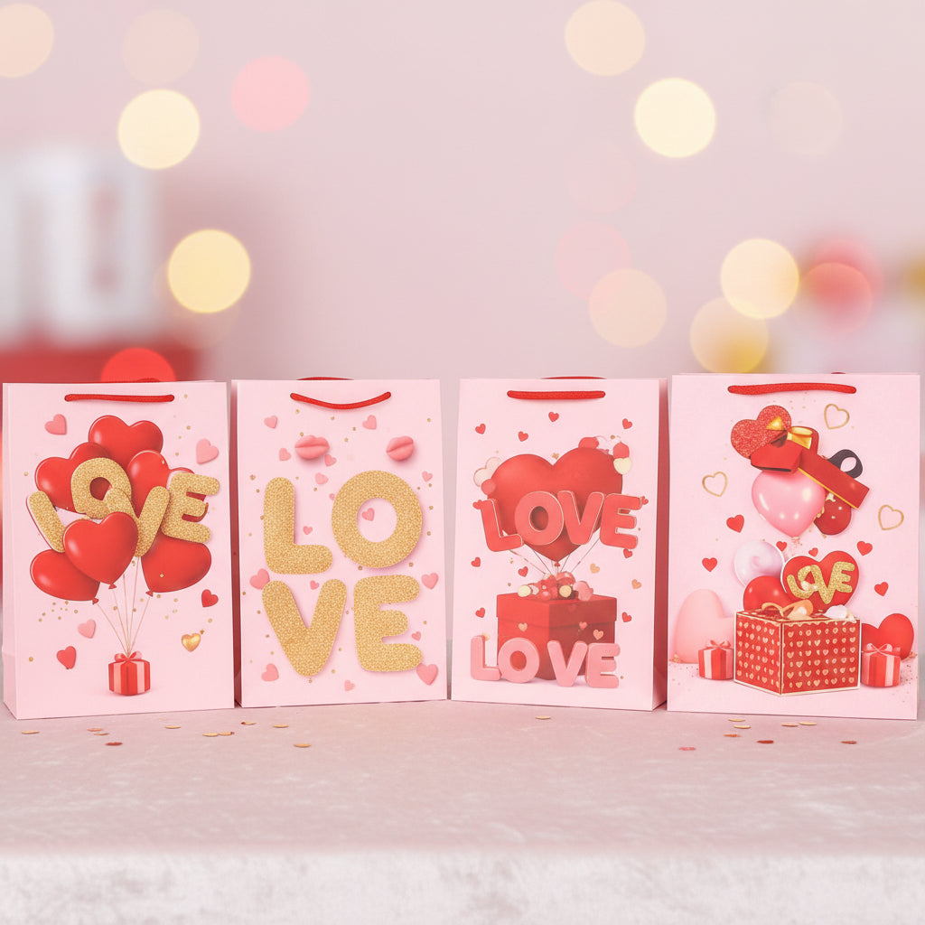 Bolsas De Regalo Una Docena Diseño Romántico Surimax