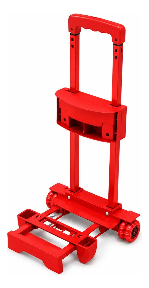 Carrito Para Mochila Color Rojo Primaria 17 Pulgadas