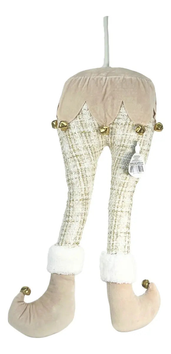 Decoracion Navideña Patas De Duende Divertido 60x20x12