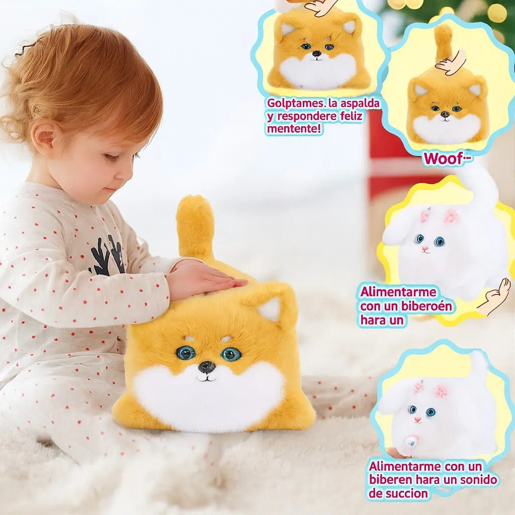 Peluche Gato Candy Toys Con Maullido Y Detección De Biberón