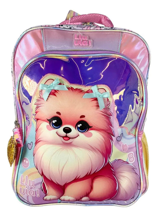 Paquete Mochila 3 Piezas Marca Lluvia Perrito  Primaria