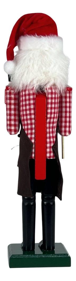 Cascanueces Santa Artesano Navideño 1 Pieza 26x7x7