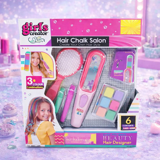 Set Para Mechas 6 Piezas Con Plancha Y Tintas Lavables