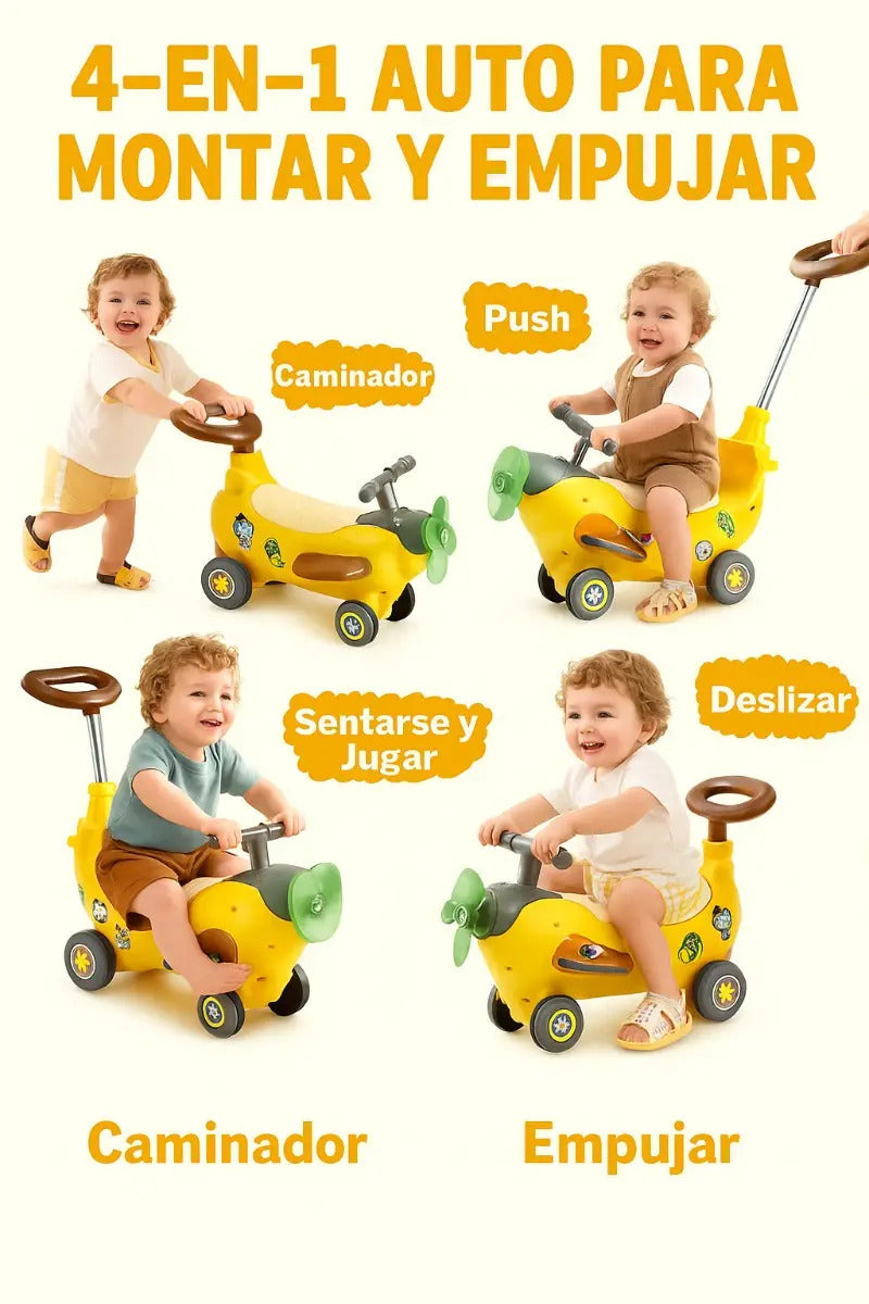 Montable Banana 4 En 1 Con Luces Y Sonidos Marca Candy Toys