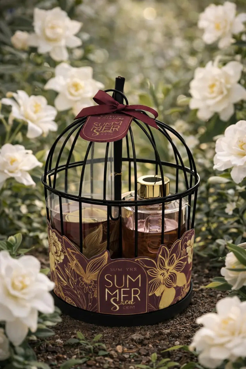 Set Aromaterapia Summer Scent Con Vela Y Difusor 3 Aromas