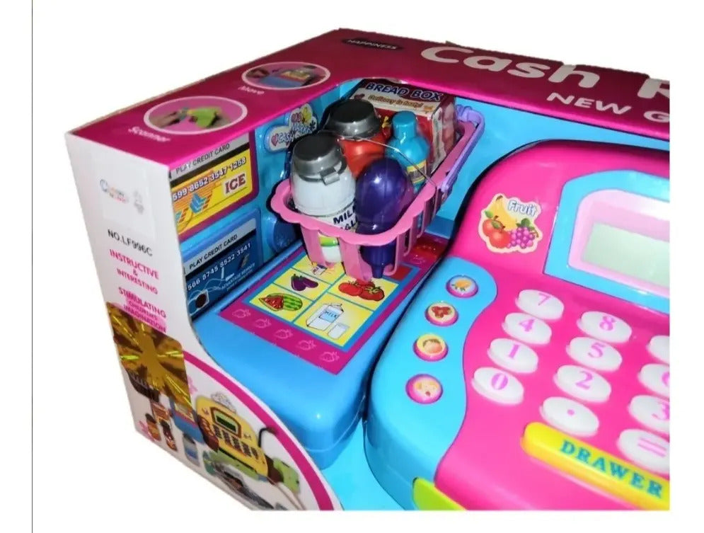 Caja Registradora Infantil Candy Toys Con 11 Accesorios