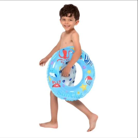 Salvavidas Niño Sun Club 50 Cm 2 Colores Azul Amarillo